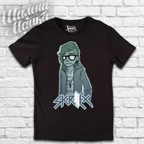 Прикольные футболки: Skrillex 1